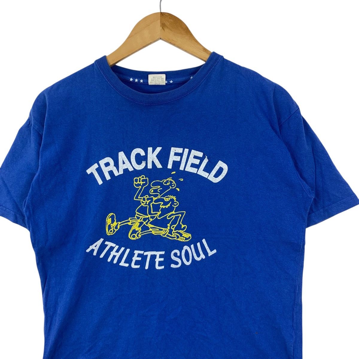 Vintage Vintage TRACK FIELD ATHLETE SOUL Cartoon Tee Shirt Top Size M / US 6-8 / IT 42-44 - 5 Thumbnail