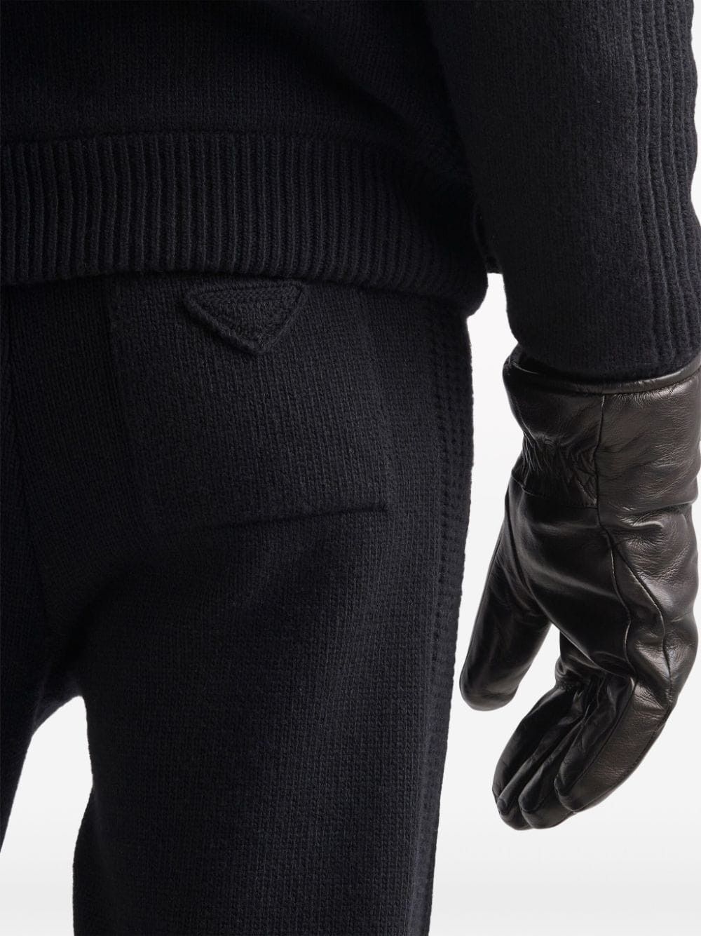 Prada o1bcso1str1025 Cashmere Wool Pants in Black Size US 34 / EU 50 - 5 Thumbnail