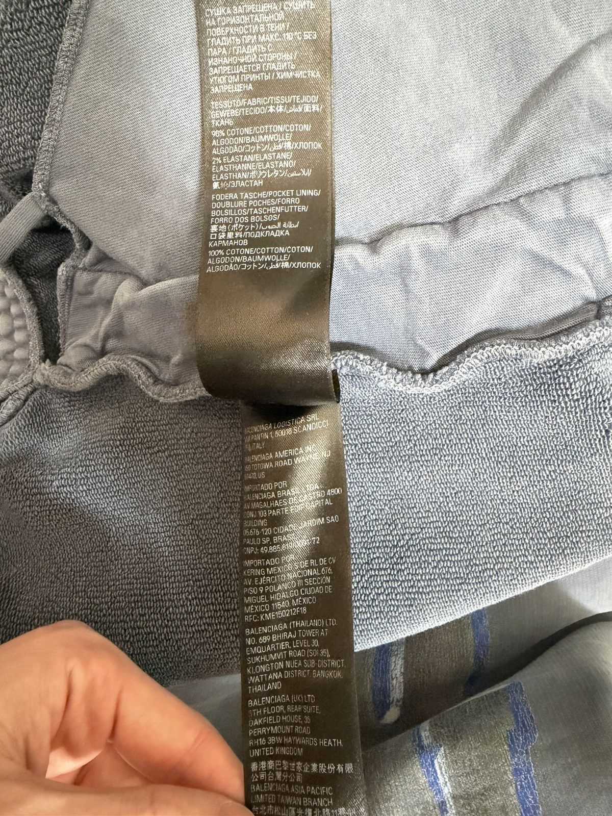 Balenciaga See Now Buy Now Baggy Sweatpant [M] Size US 32 / EU 48 - 8 Thumbnail