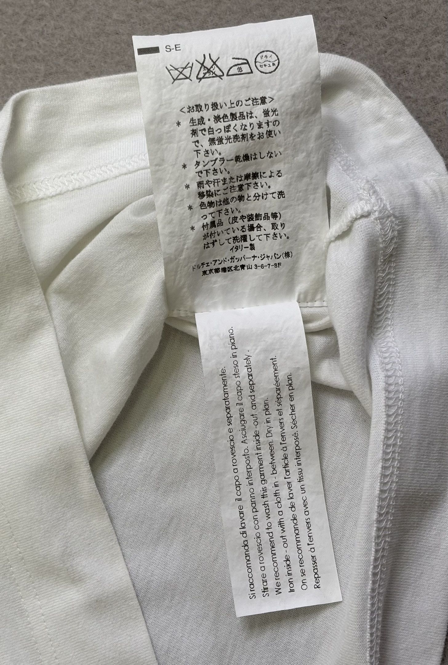 Dolce & Gabbana × Vintage Dolce & Gabbana White T-shirt Roz. 40 Size S / US 4 / IT 40 - 9 Thumbnail