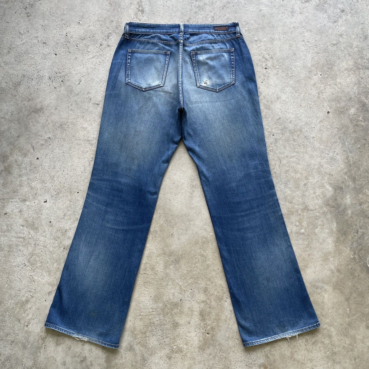 Japanese Brand Vintage Japanese Bootcut Distressed Faded Flare Jeans Pants Size US 33 - 11 Thumbnail