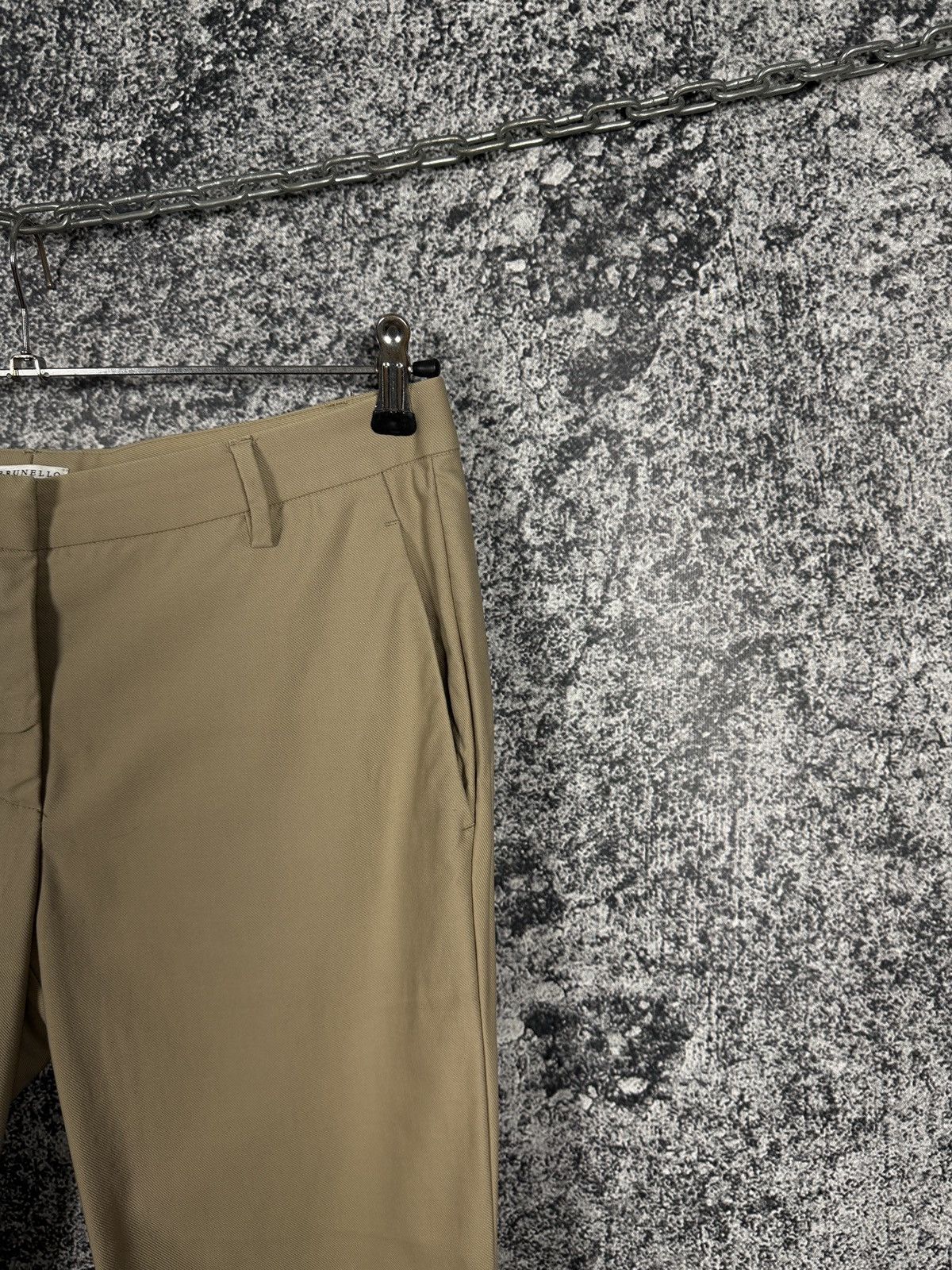 Brunello Cucinelli Brunello Cucinelli Straight Leg Cropped Trousers Italy Sz 44 Size 30" / US 8 / IT 44 - 2 Thumbnail
