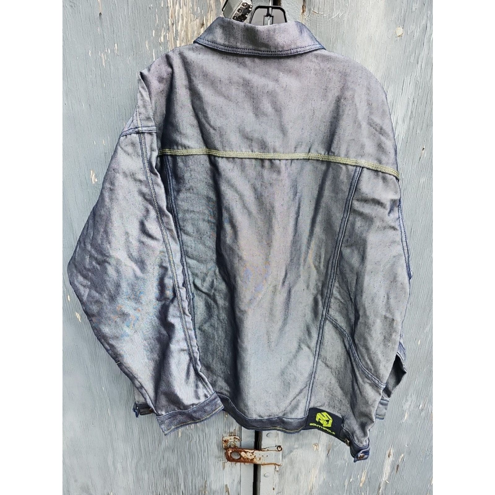 Southpole VINTAGE Southpole Heavy Denim Jacket XL Reflective Hip Hop 90s Denim Men Size US XL / EU 56 / 4 - 6 Thumbnail