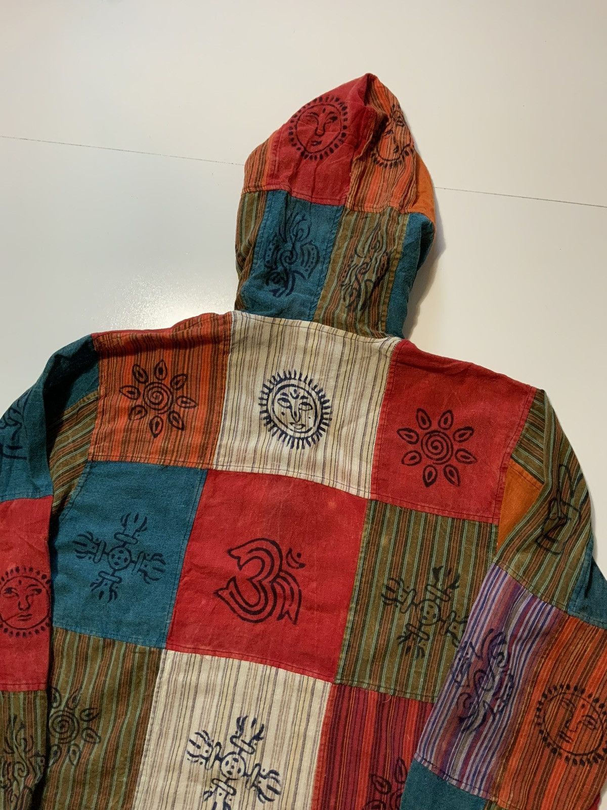 Vintage Siddhartha Souvenir Nepal Boho Patchwork Peace Hoodie Size US M / EU 48-50 / 2 - 4 Thumbnail