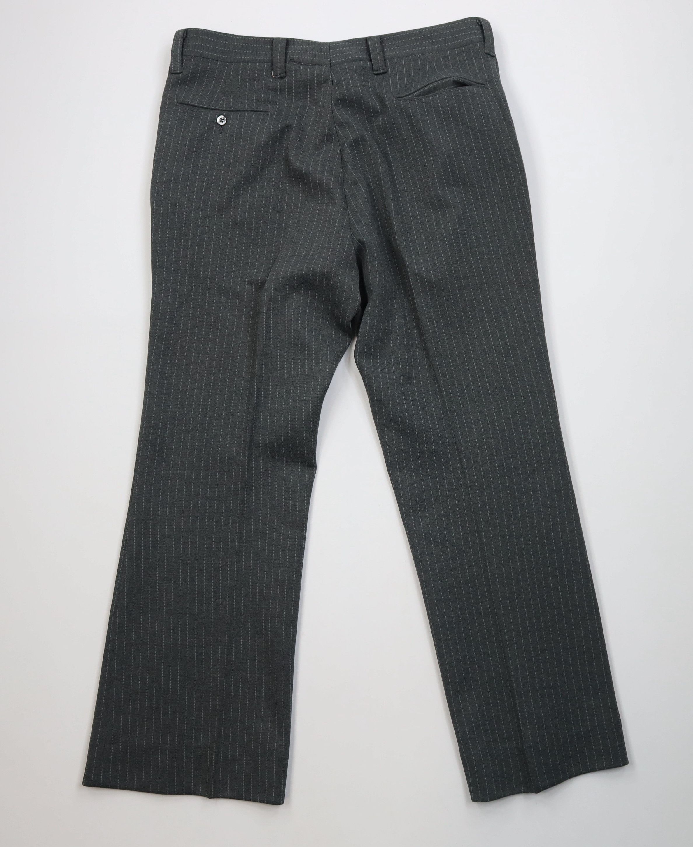 Vintage Vintage 70s Streetwear Knit Bell Bottoms Chino Pants Gray Size US 36 / EU 52 - 8 Thumbnail