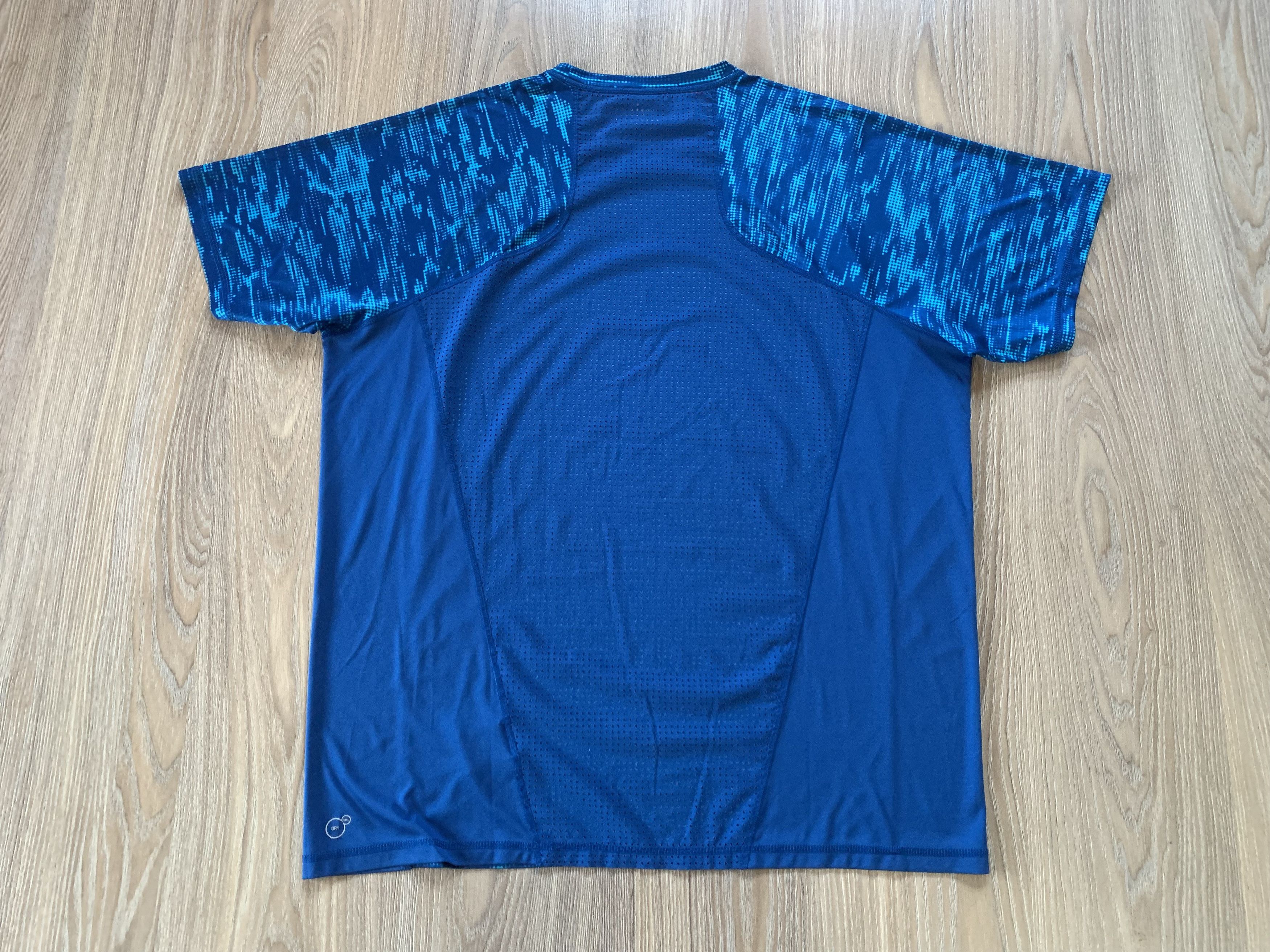 Puma Men Puma Blue Printed Round Neck Graphic T-Shirt Size US XXL / EU 58 / 5 - 3 Thumbnail
