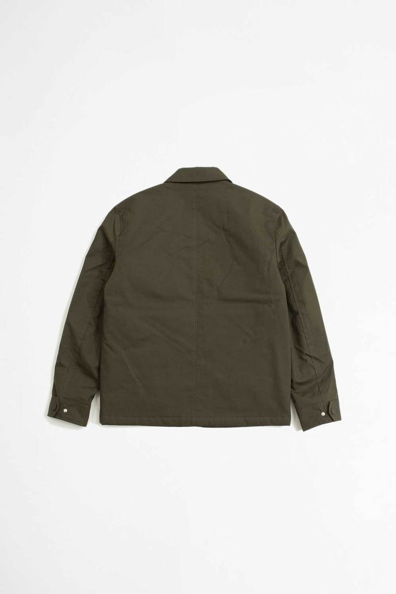 Officine Generale o1mle1025 Omar Water Repellent Field Jacket in Olive Green Size US XL / EU 56 / 4 - 2 Thumbnail