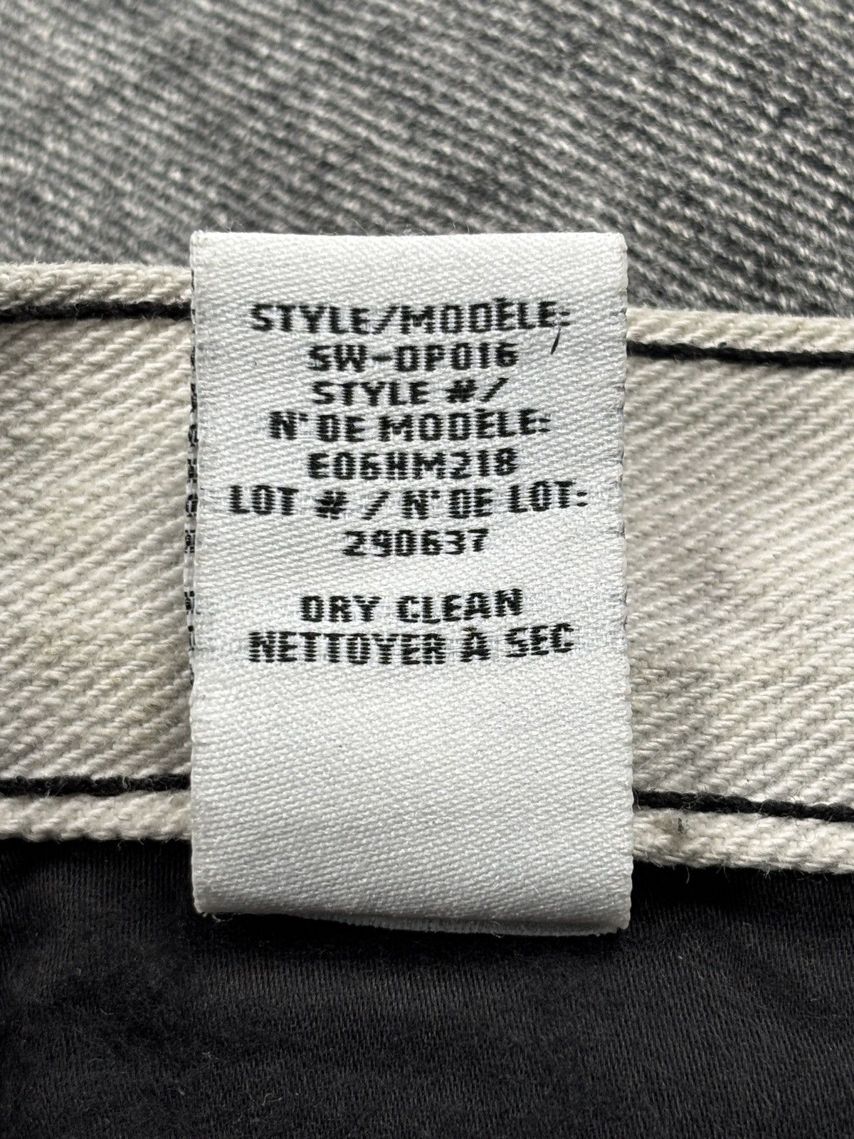 Helmut Lang S/S 2003 Washed Denim Jeans Size US 32 / EU 48 - 14 Thumbnail