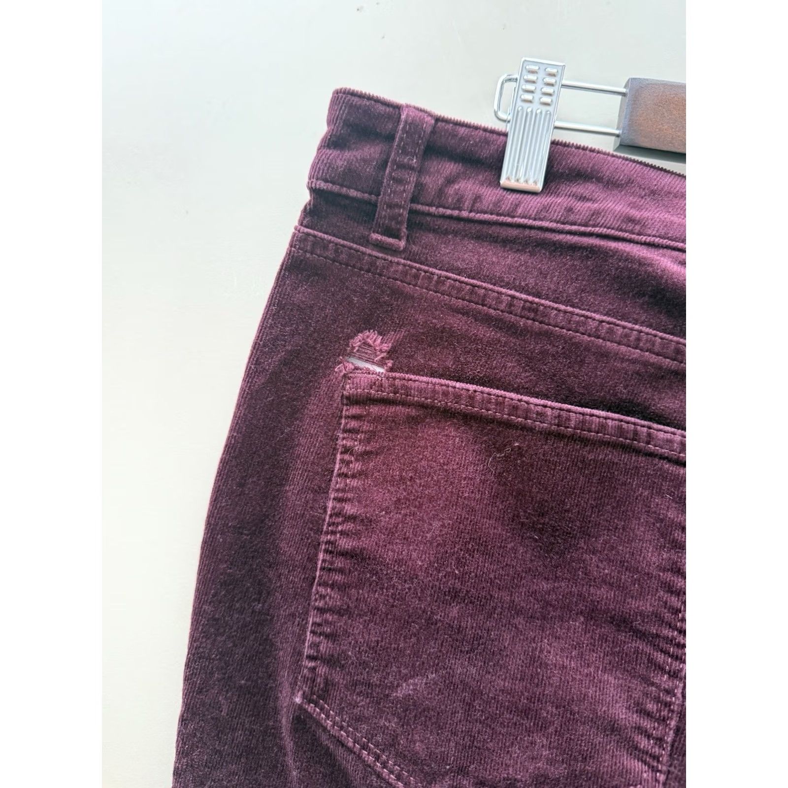 Talbots Talbots Pants Womens 12P Burgundy Corduroy Straight Leg Preppy Chino 12P Regular Petite Fall Spring Summer Winter Red"} Size 34" / US 12 / IT 48 - 3 Thumbnail