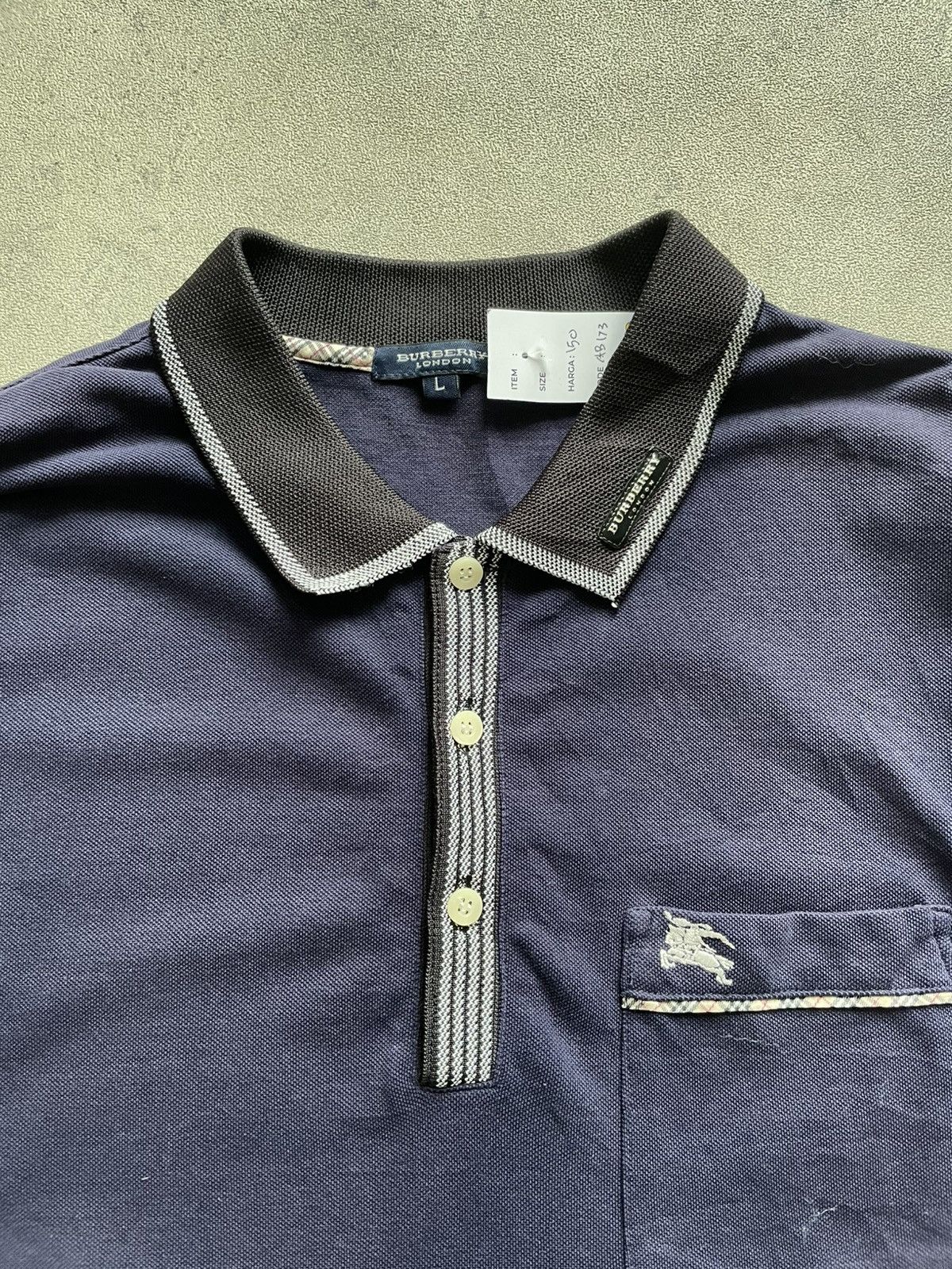 Burberry Burberry London Polo Size US L / EU 52-54 / 3 - 3 Thumbnail