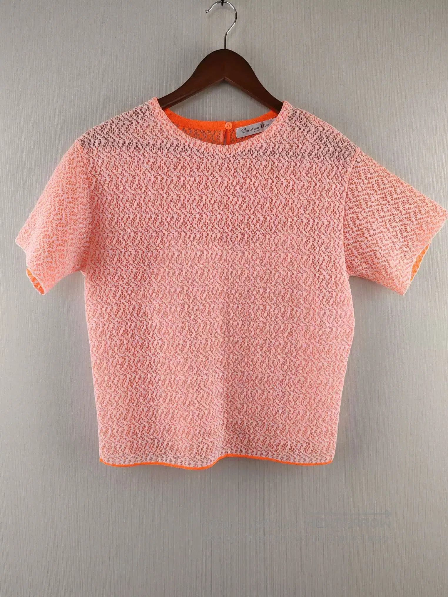 Dior dior pink sheer silk short sleeve top. Size US S / EU 44-46 / 1 - 1 Thumbnail
