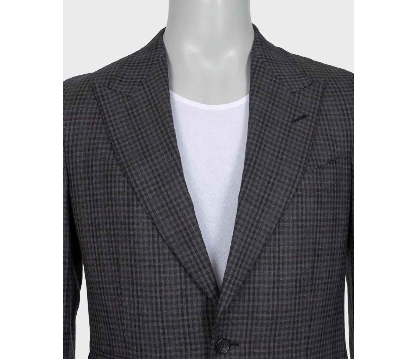 Tom Ford Tom Ford Gray Check Wool Blazer IT48 M Size 48R - 4 Thumbnail