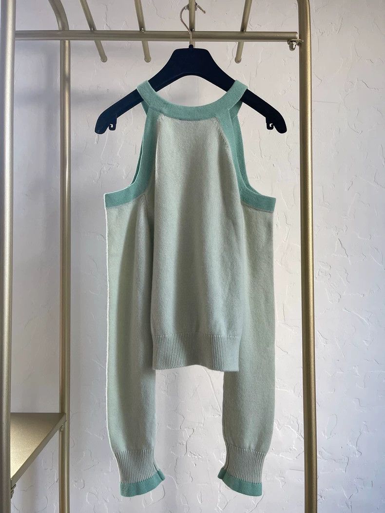 Chanel Chanel 23s green sweater Size XS / US 0-2 / IT 36-38 - 2 Thumbnail