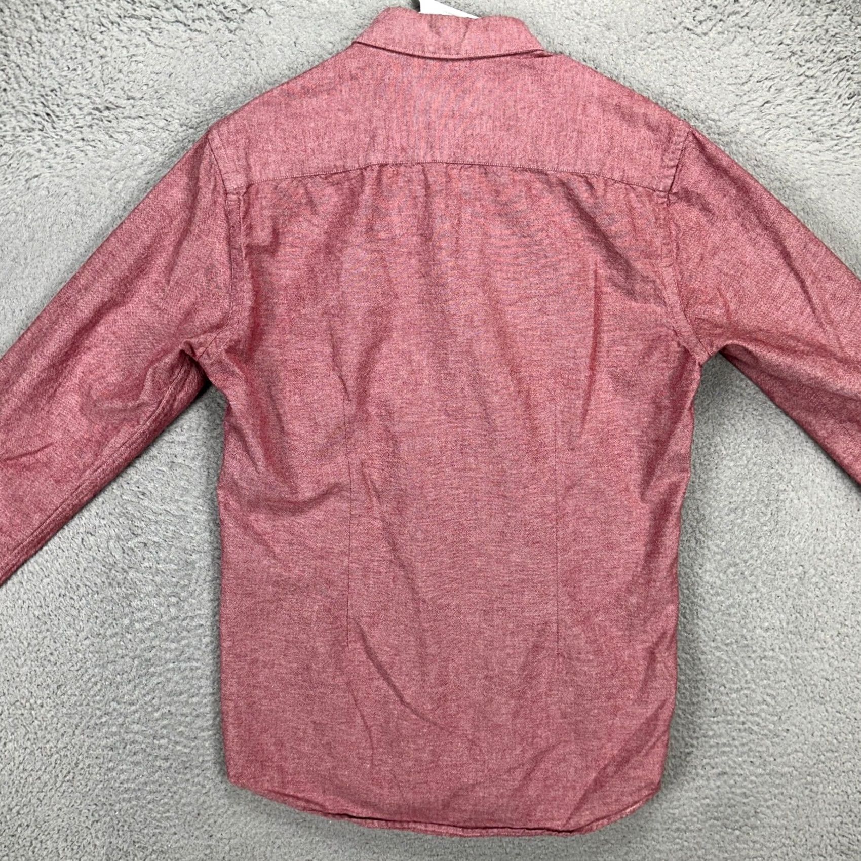 Zara ZARA Mens Button-Down Shirt Large Red Long Sleeve Pocket Casual Slim Fit Shirt Size US L / EU 52-54 / 3 - 3 Thumbnail