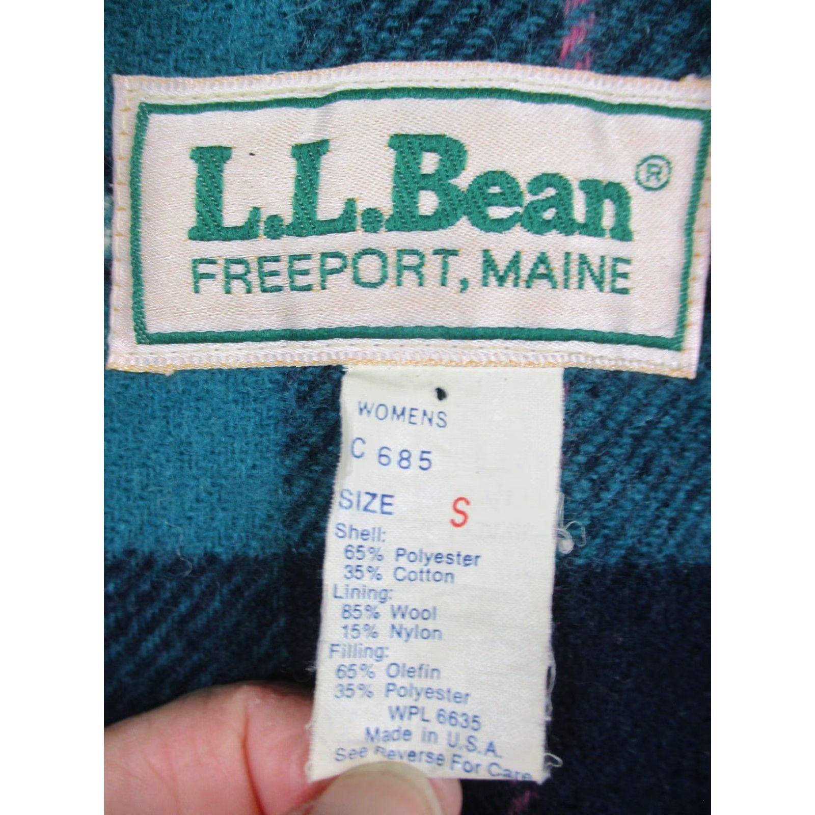 Vintage VINTAGE LL. BEAN Parka Coat Wool Jacket Women’s Small USA Parka Wool Jacket S Green USA Ladies Size S / US 4 / IT 40 - 2 Thumbnail