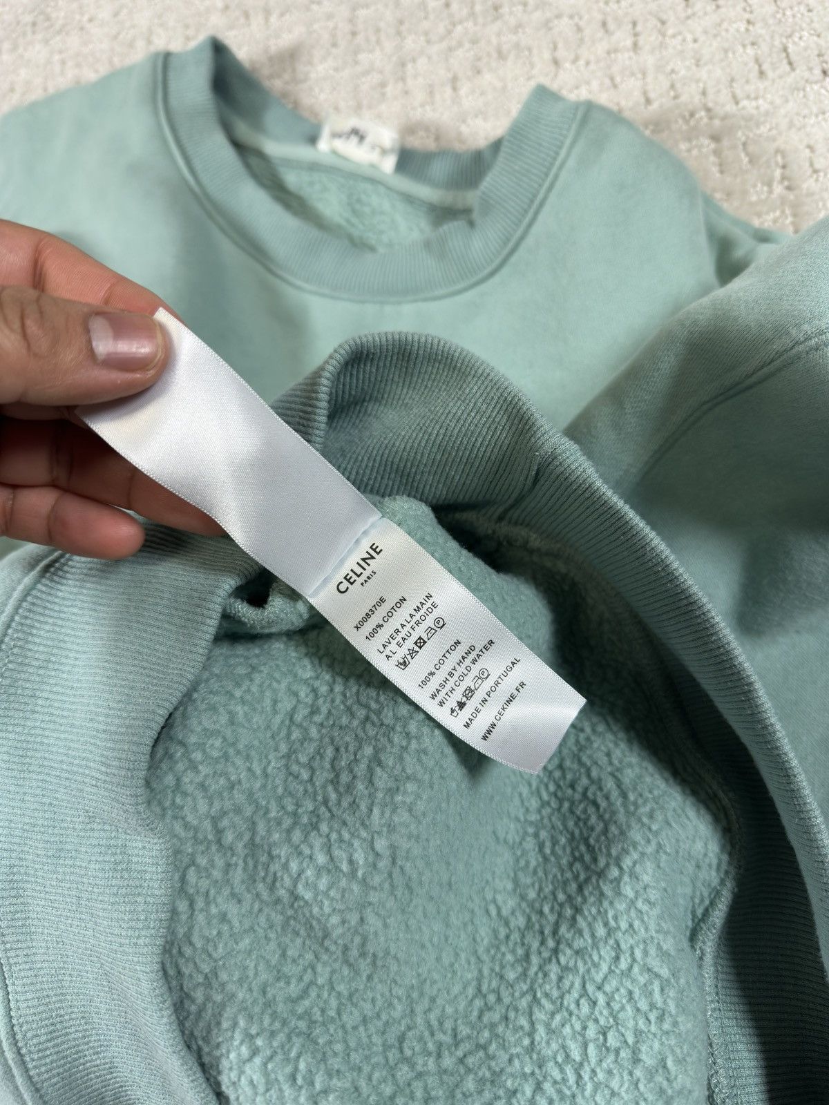 Celine Celine Paris Spellout Crewneck Size L / US 10 / IT 46 - 9 Thumbnail