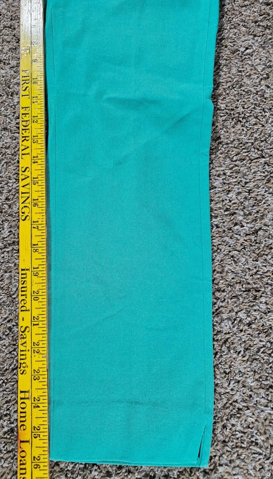 Banana Republic Banana Republic Sloan Green Cropped Pants Size 8 Petite Size 30" / US 8 / IT 44 - 5 Thumbnail