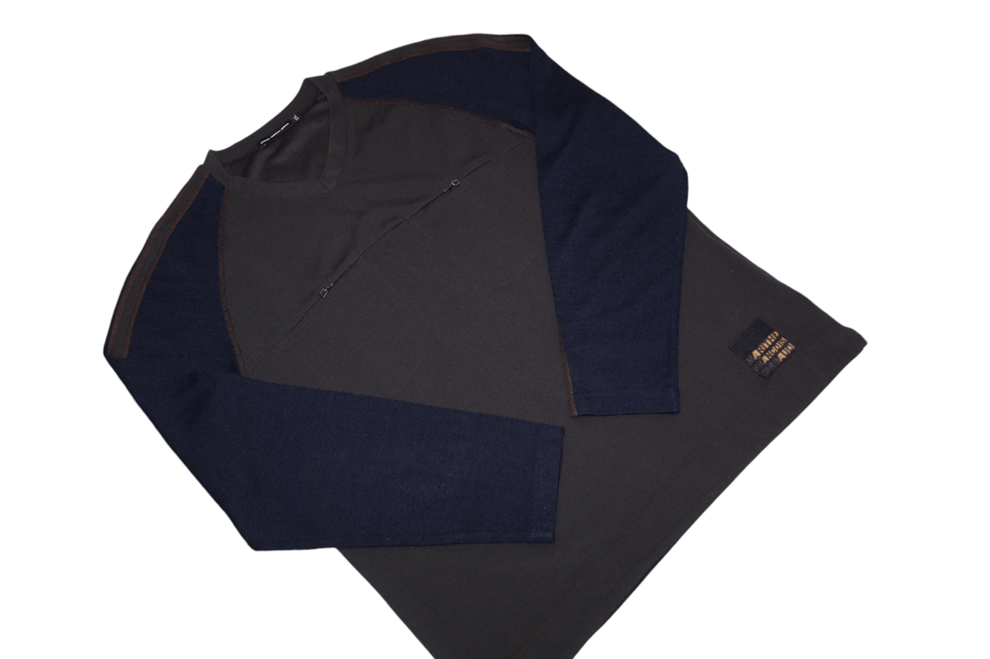 Marithe + Francois Girbaud 💥Marithe Francois Girbaud CRAVATATAKILLER V-neck L/S Size US XXL / EU 58 / 5 - 3 Thumbnail