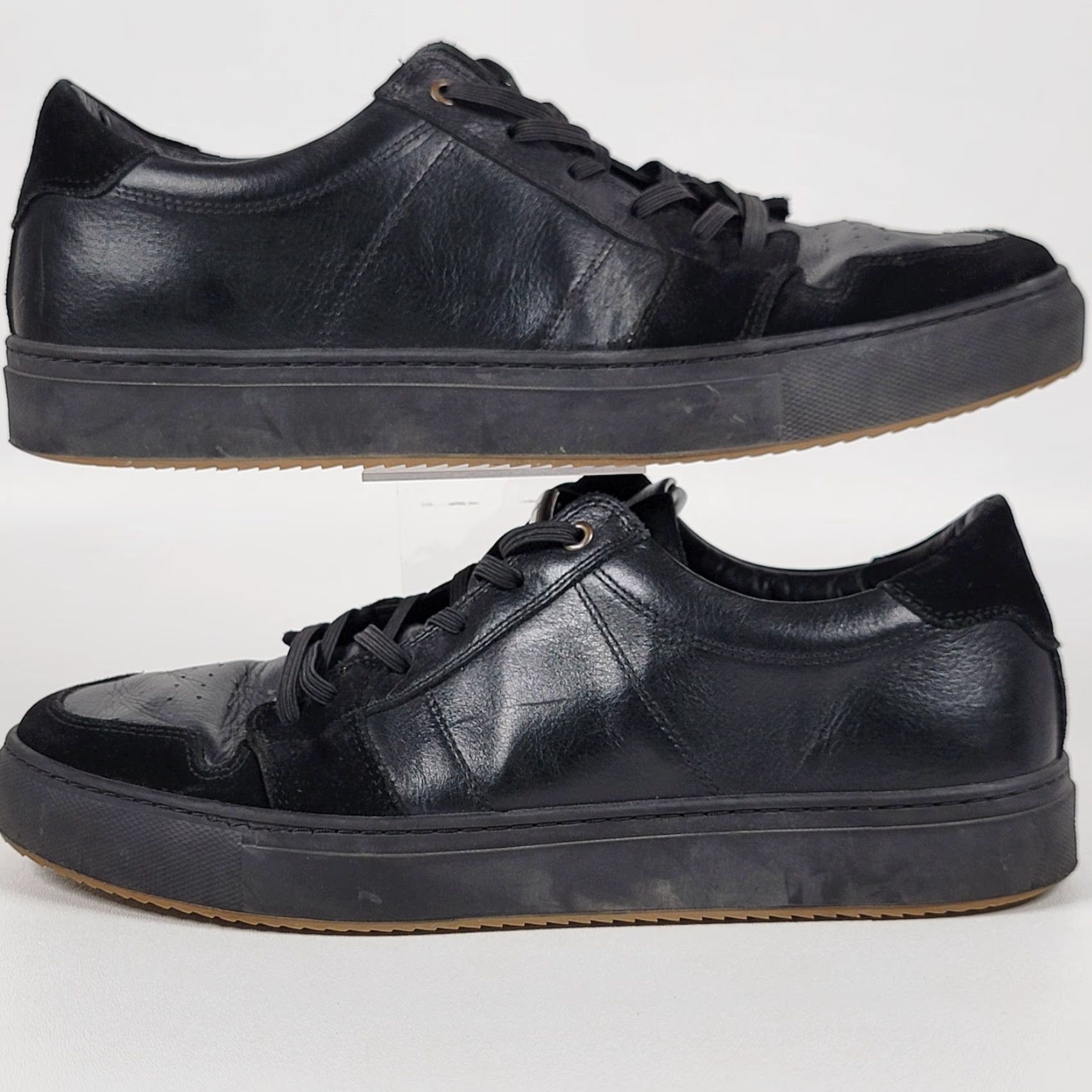 Greats GREATS The Court Leather Sneaker Men Size 10 Black Made in Italy Margom Size US 11 / EU 44 - 5 Thumbnail