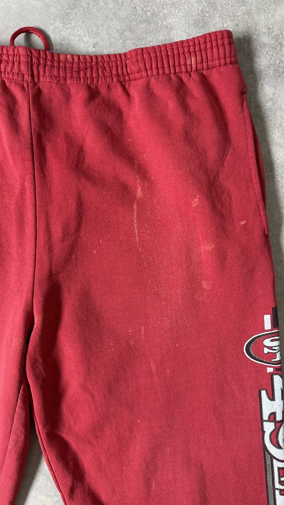 NFL VINTAGE NFL 49ERS WELL WORN SWEATPANT Size US 36 / EU 52 - 5 Thumbnail