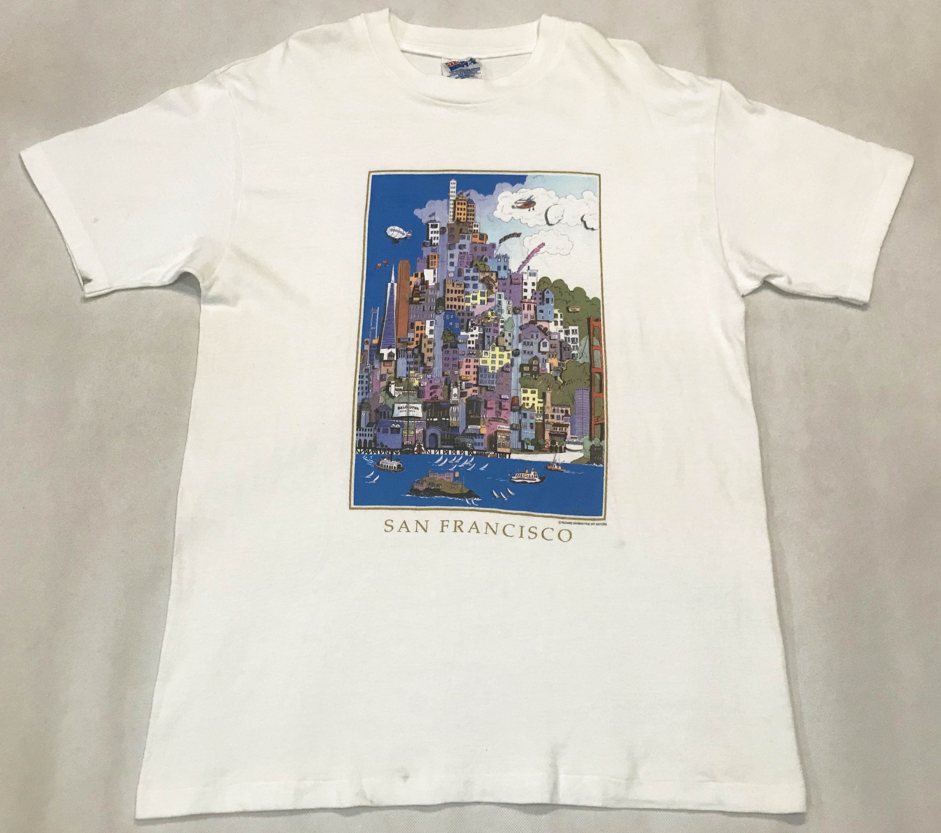 Hanes × Vintage Vintage Hanes San Francisco City T-Shirt Size US M / EU 48-50 / 2 - 1 Thumbnail