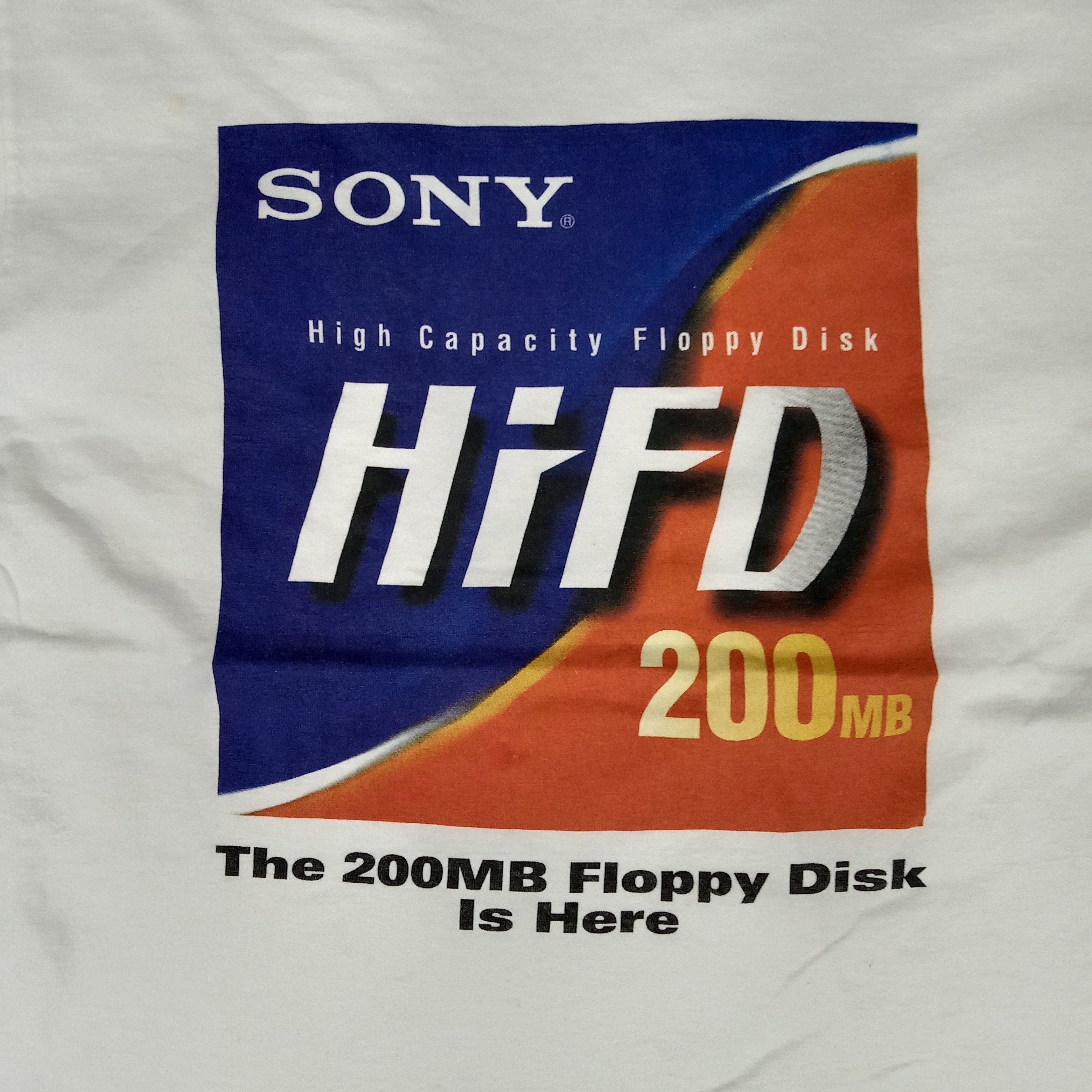 Playstation × Sony × Vintage Sony Japanese Brand Floppy Disk Tshirt Size US S / EU 44-46 / 1 - 2 Thumbnail