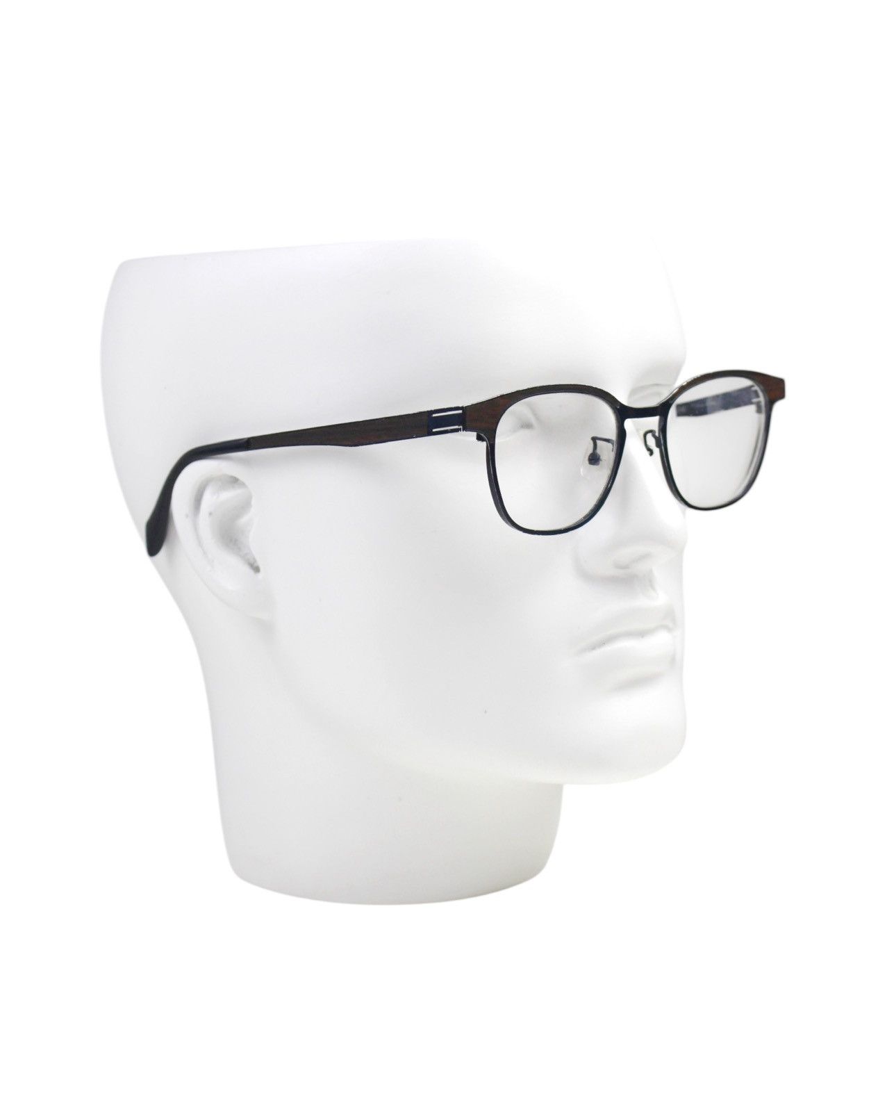 JINS 2000S JINS JAPAN EYEWEAR – BLUE WOOD-TEXTURE FRAME Size ONE SIZE - 6 Thumbnail