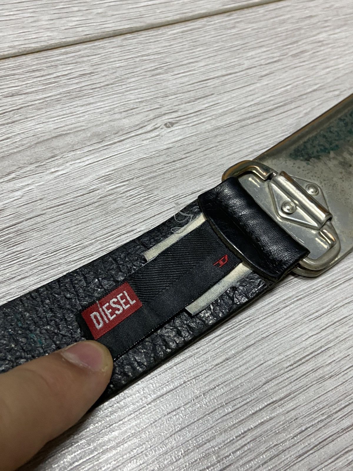 Diesel Diesel Plane ✈️ ⭐️ USSR style vintage leather belt Size ONE SIZE - 8 Thumbnail