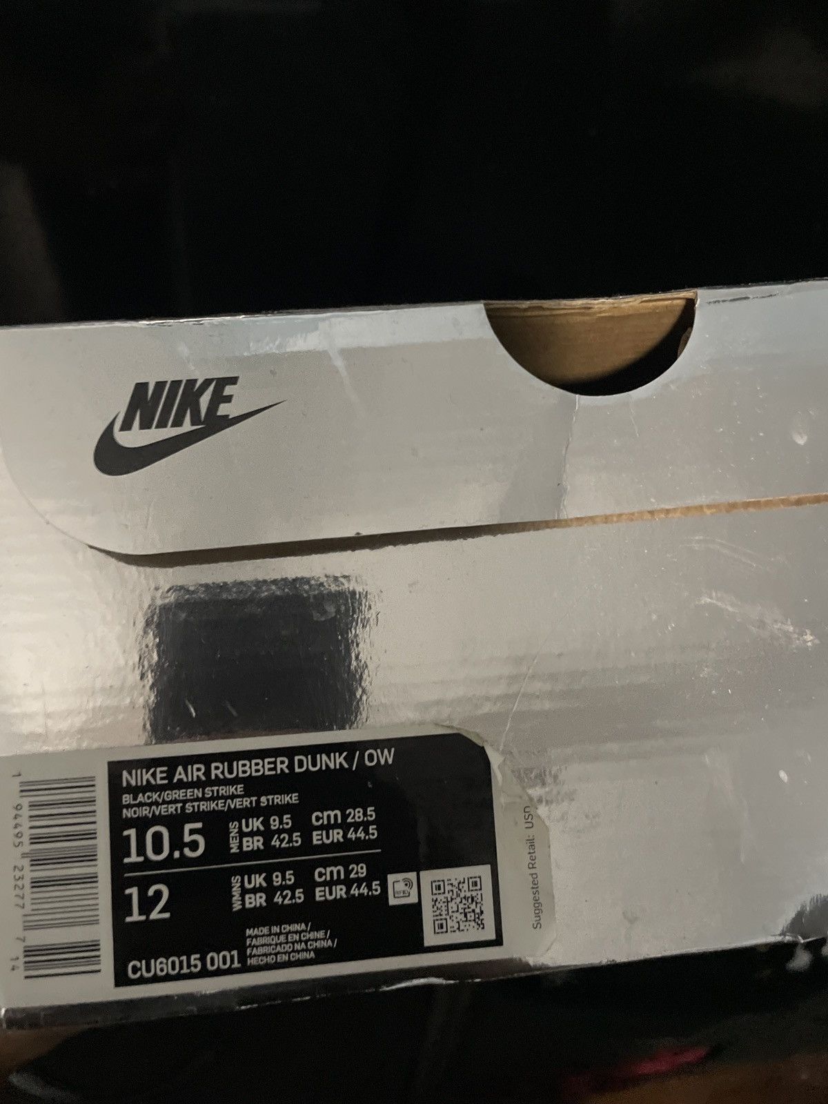 Nike × Off-White Nike xOff-white Air Rubber Dunk “Green Strike” Size US 10.5 / EU 43-44 - 6 Thumbnail