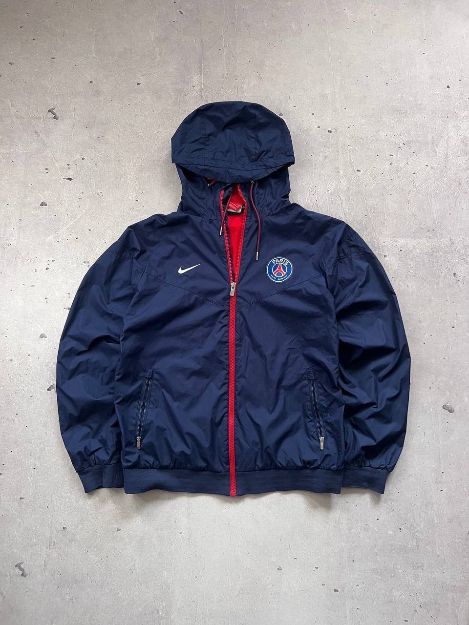 Nike × Vintage Nike FC PSG Paris Football Training Jacket Soccer Olympic Size US L / EU 52-54 / 3 - 1 Thumbnail