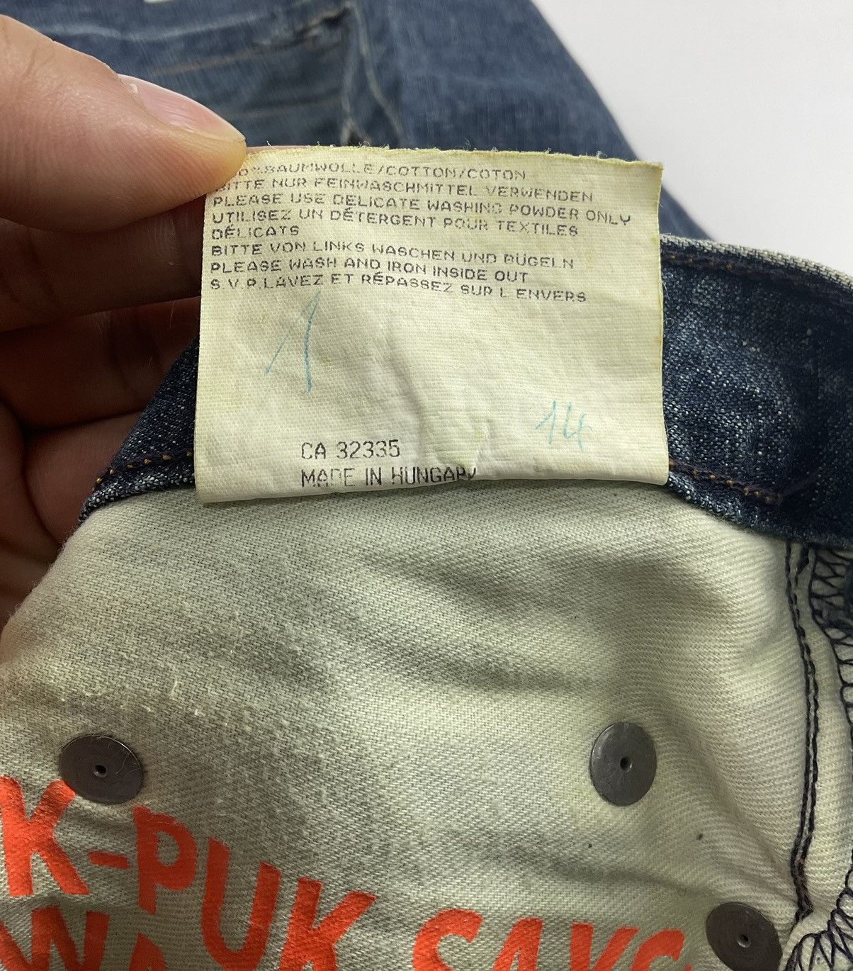 Walter Van Beirendonck Walter Van Beirendonck Scratch Flared Denim Size US 28 / EU 44 - 8 Thumbnail