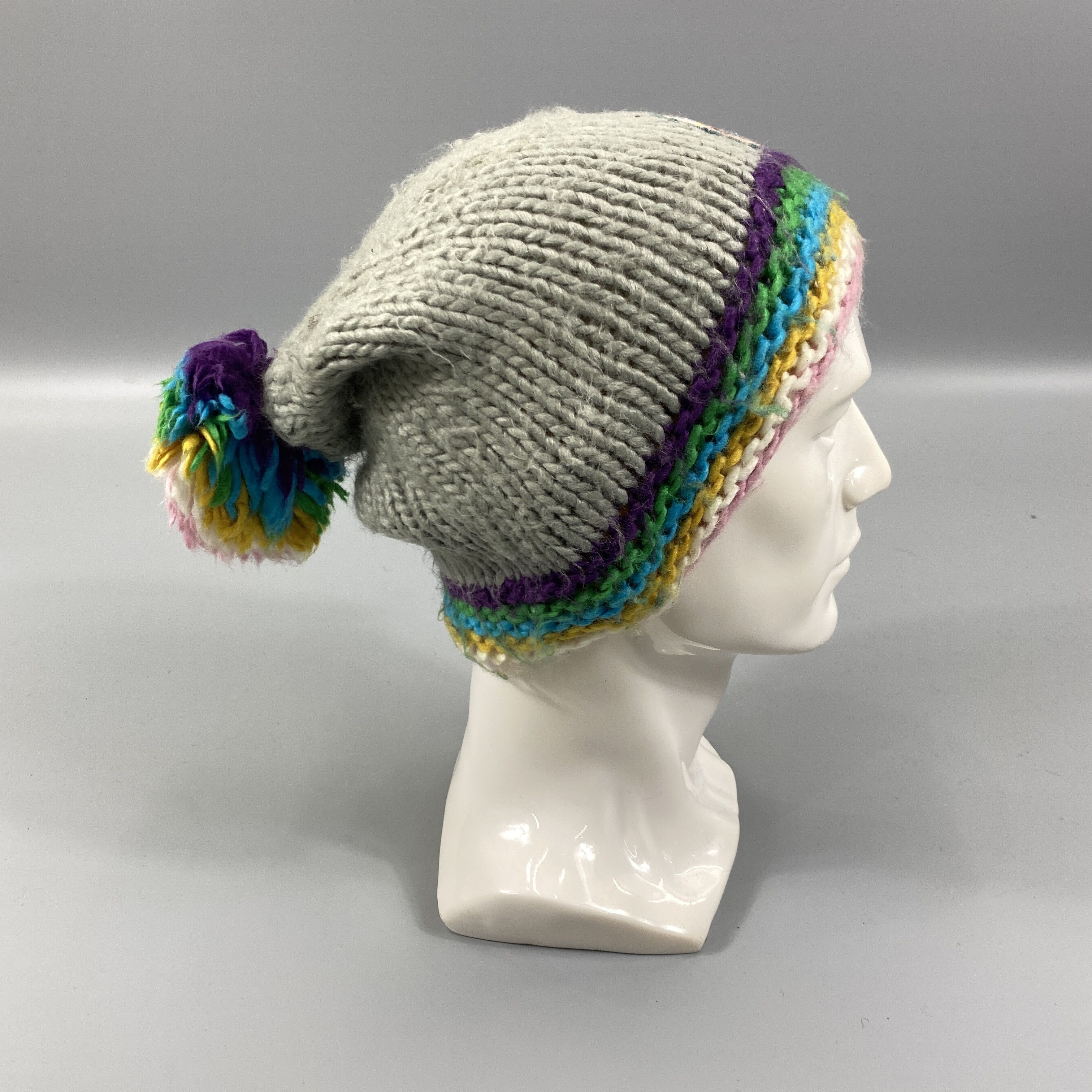 Ocean Pacific Ocean Pacific Rainbow Snow Cap Beanie Hat -BN1157 Size ONE SIZE - 3 Thumbnail