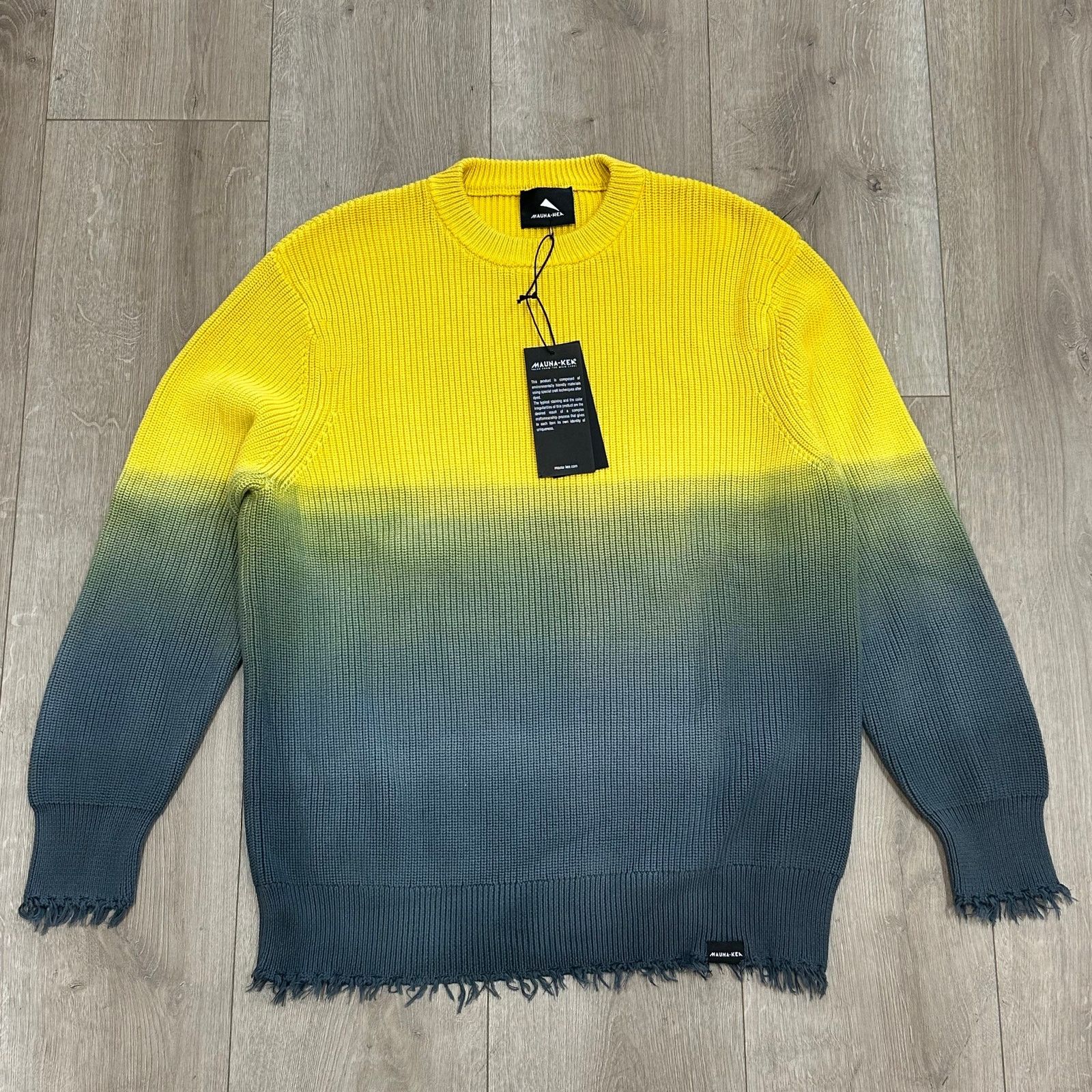 Supreme Mauna-Kea ombré gradient knit sweater pullover yellow Medium Size US M / EU 48-50 / 2 - 1 Thumbnail