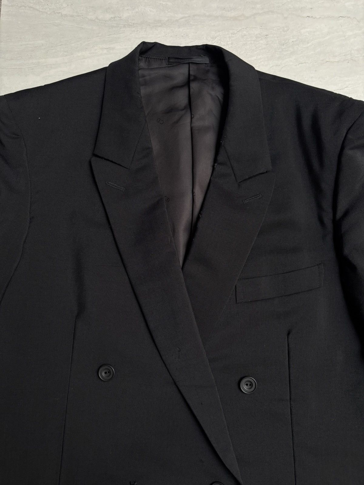 Christian Dior Monsieur Christian Dior Monsieur Black Suit Size 50L - 8 Thumbnail