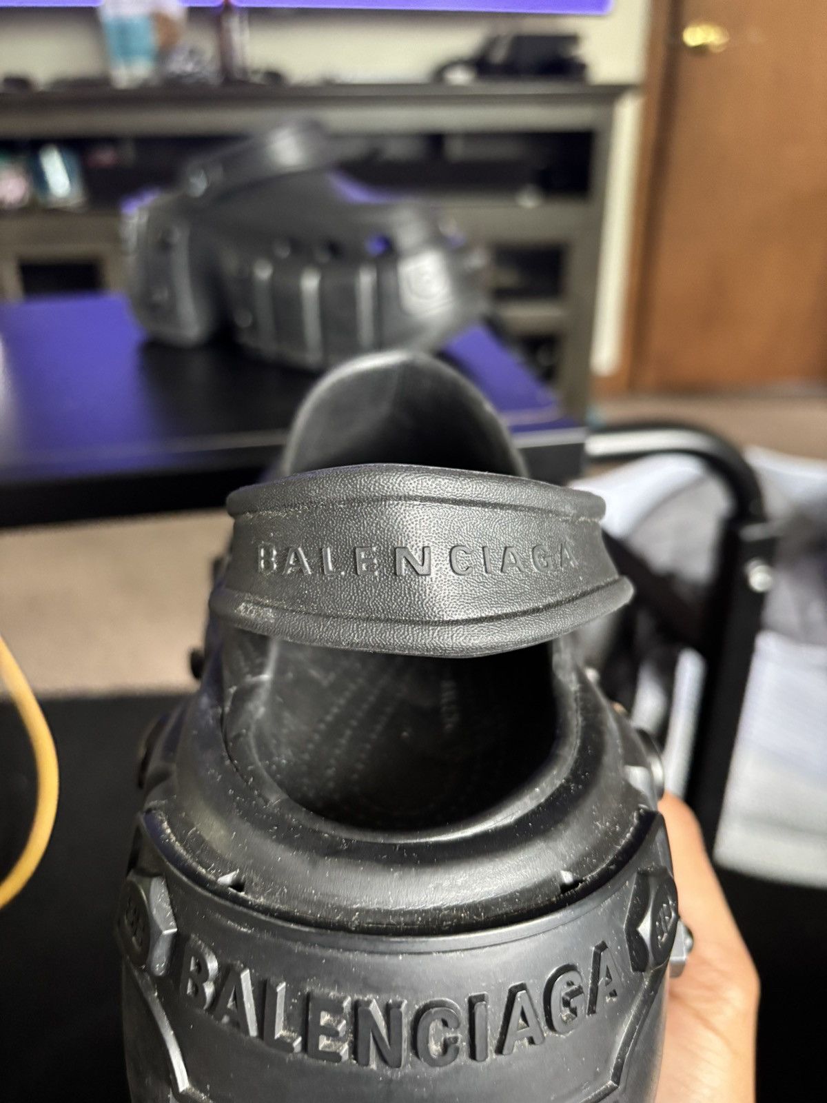 Balenciaga Balenciaga sample Hardcrocs all black Size US 8 / EU 41 - 8 Thumbnail