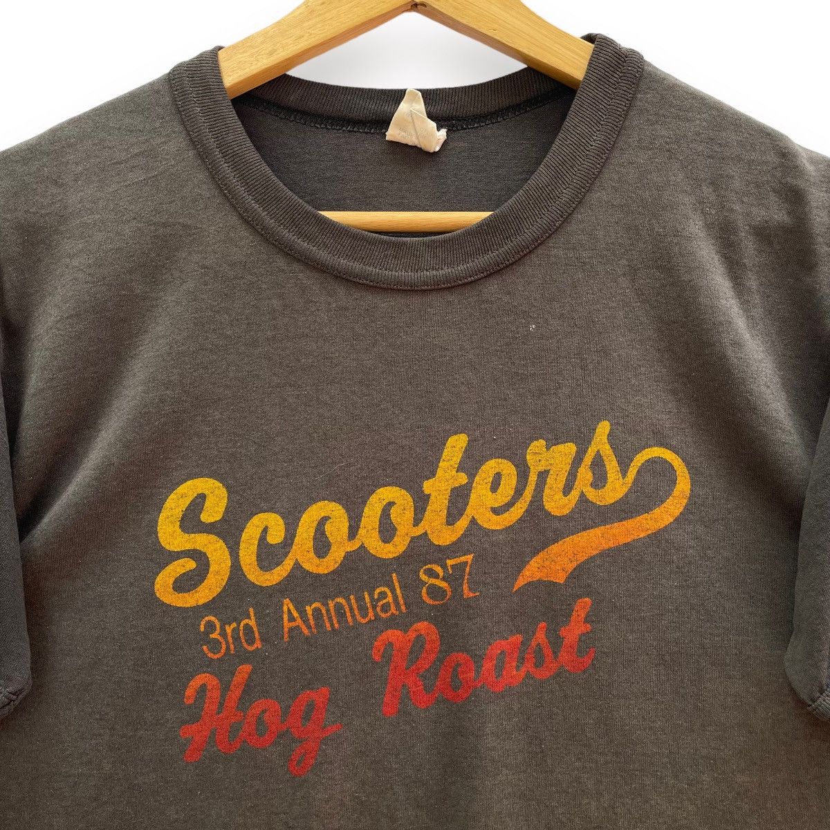 Vintage Vintage 87’s Scooters Hog Roast T-shirt Size US M / EU 48-50 / 2 - 1 Thumbnail