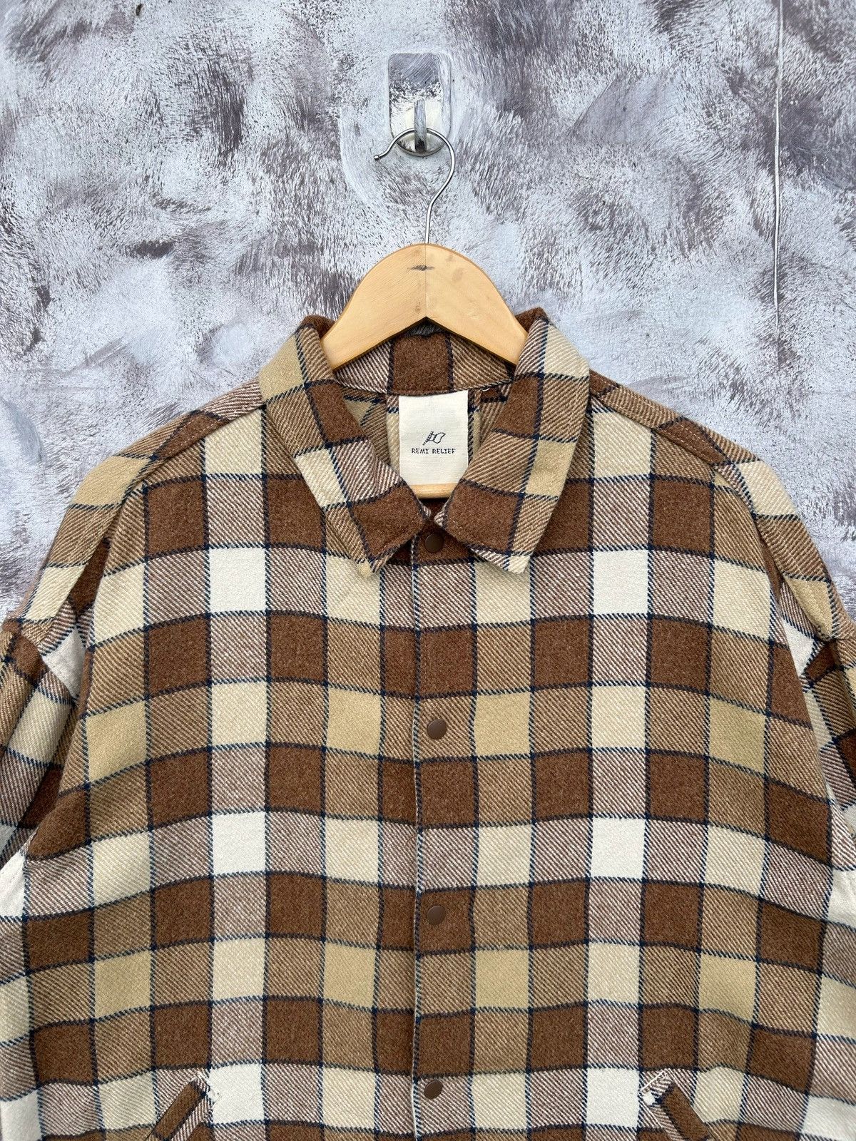 Remi Relief Remi Relief flannel snapbutton checkered jacket Size US M / EU 48-50 / 2 - 4 Thumbnail