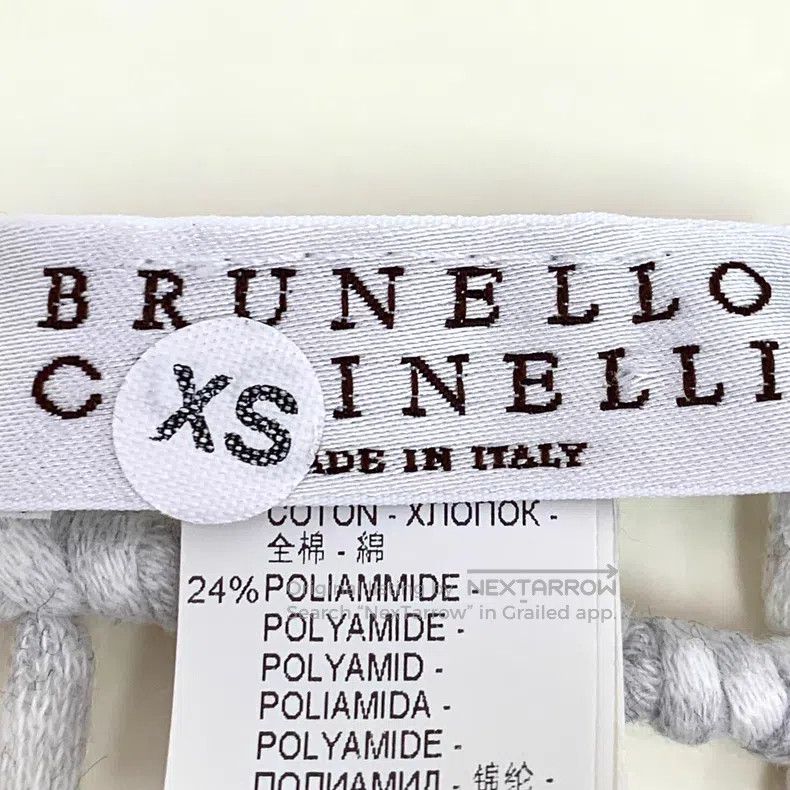 Brunello Cucinelli Brunello Cucinelli Cotton woven vest, heather gray Size XS / US 0-2 / IT 36-38 - 5 Thumbnail
