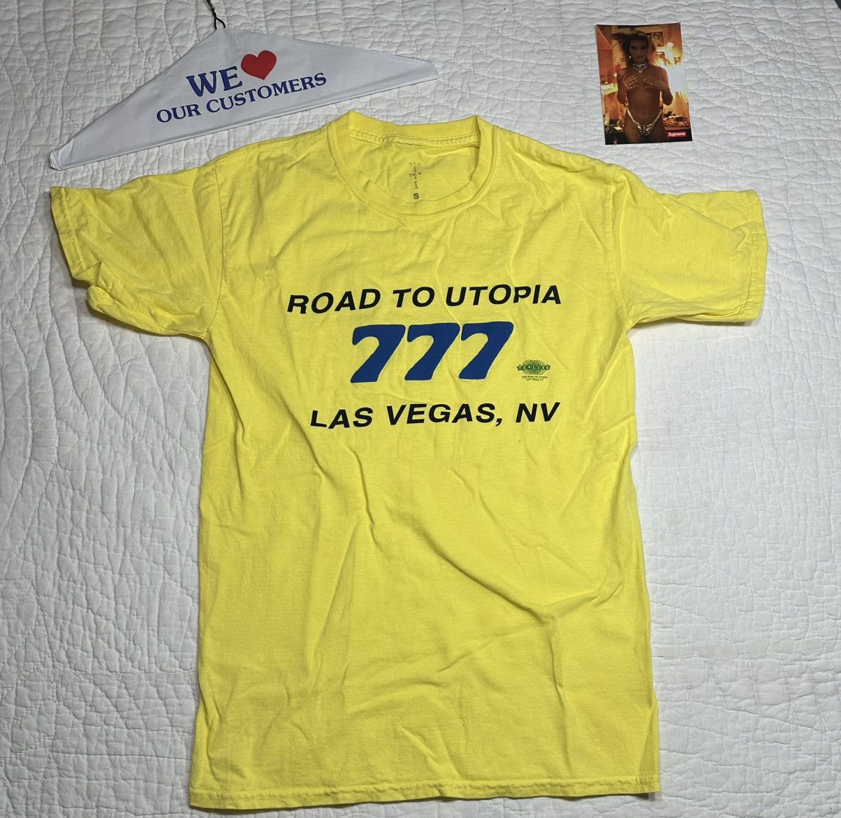 Travis Scott Travis Scott Road to Utopia 777 Vegas Tee/ Small Size US S / EU 44-46 / 1 - 1 Thumbnail