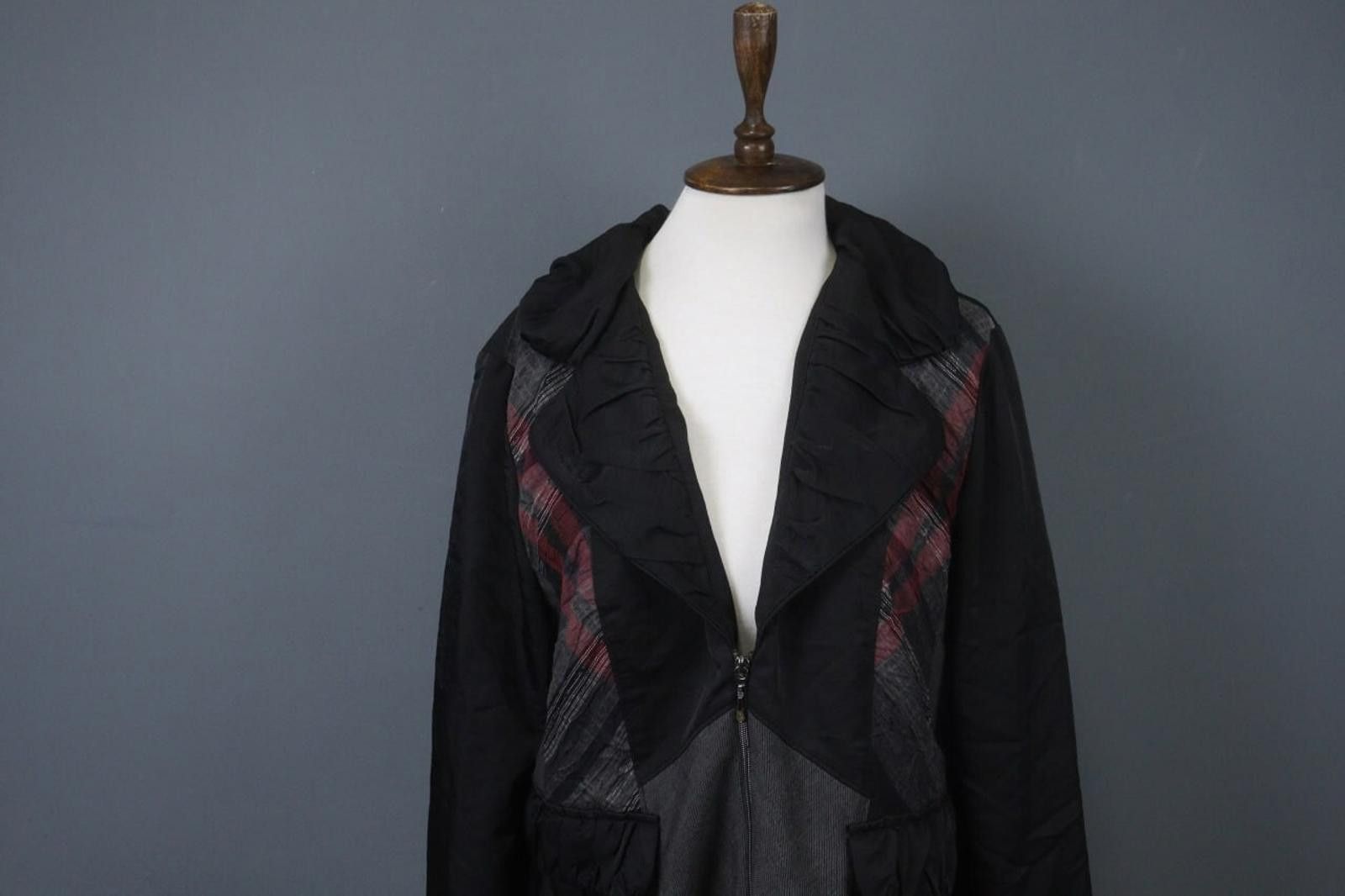 Allsaints AllSaints Multicolor Wool Notch Lapel Basic Jacket Size 10 Size L / US 10 / IT 46 - 2 Thumbnail
