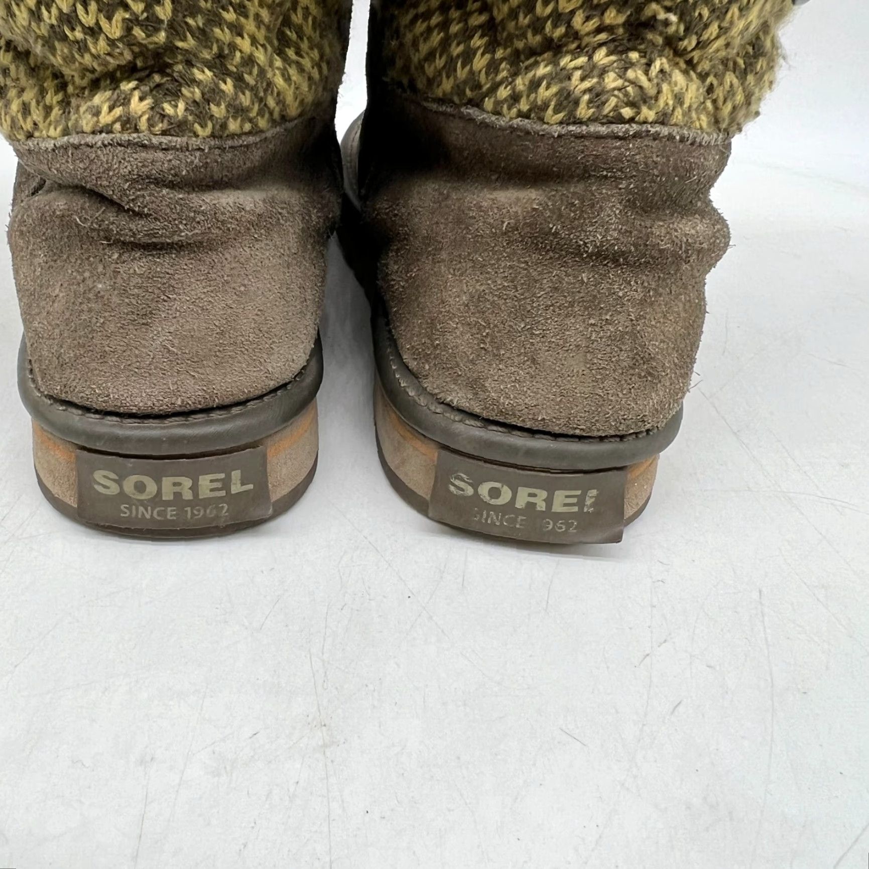 SOREL Sorel Campus Mid Height Winter Suede Boots Women's US 7 Beige Quilted Outdoor Boots Size US 7 / IT 37 - 7 Thumbnail