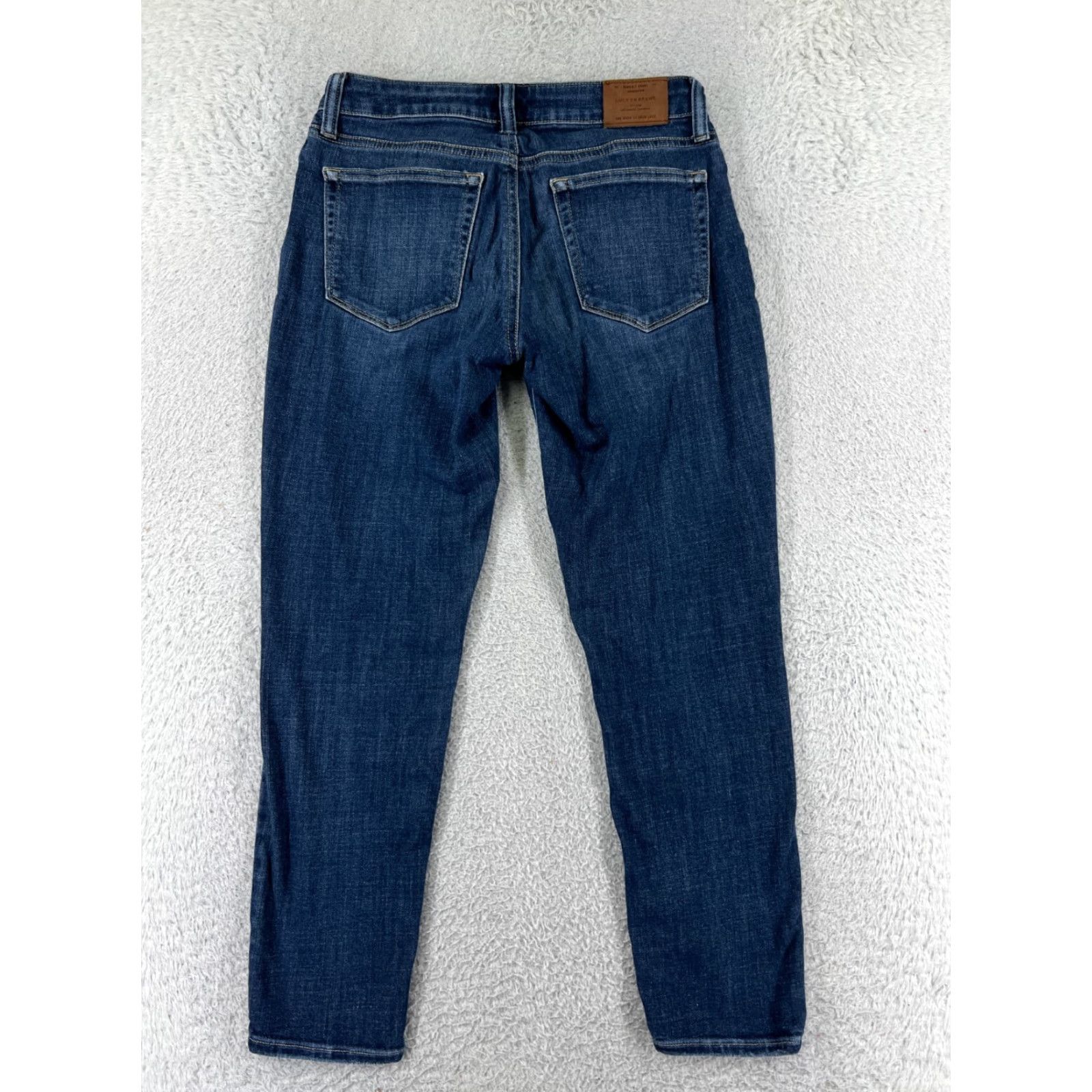 Lucky Brand VINTAGE Lucky Brand Jeans Women 2 Blue Denim Pants Skinny Tapered Cotton Blend 5-Pocket Blue USA Womens Size 26" / US 2 / IT 38 - 2 Thumbnail