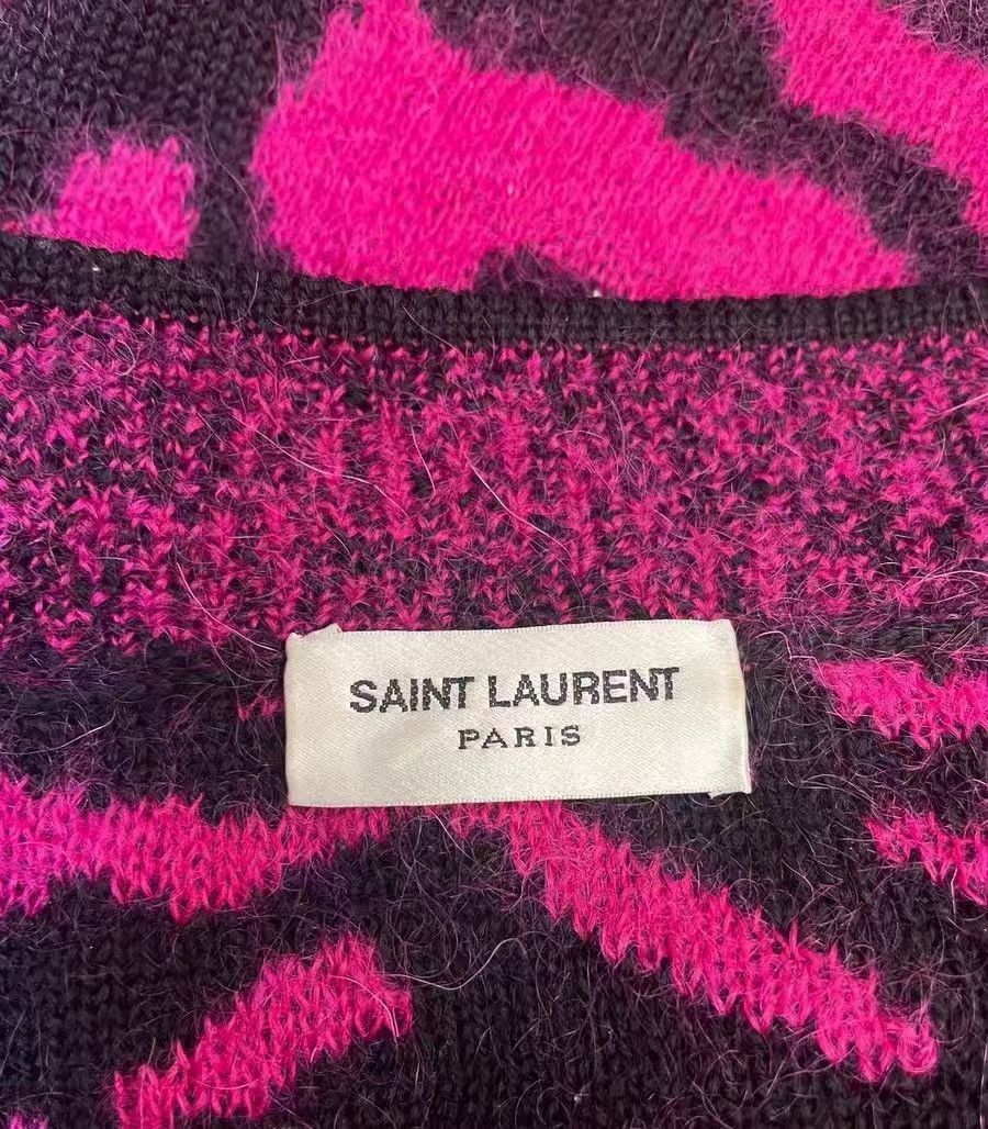Saint Laurent Paris Saint Laurent 19FW Rose Tiger Sweater Size XS / US 0-2 / IT 36-38 - 4 Thumbnail