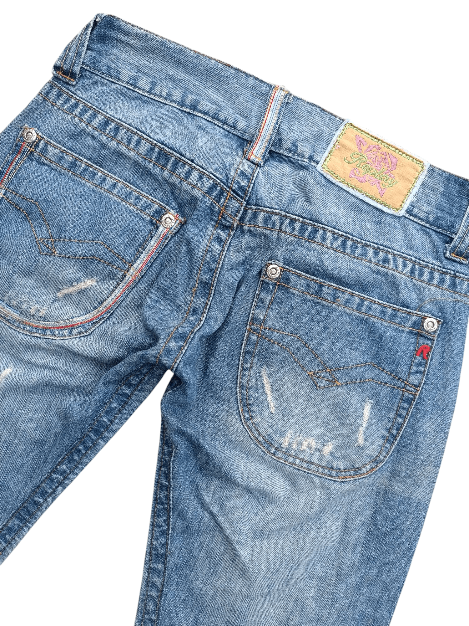 Replay × Vintage vintage replay distressed denim Size US 28 / EU 44 - 9 Thumbnail
