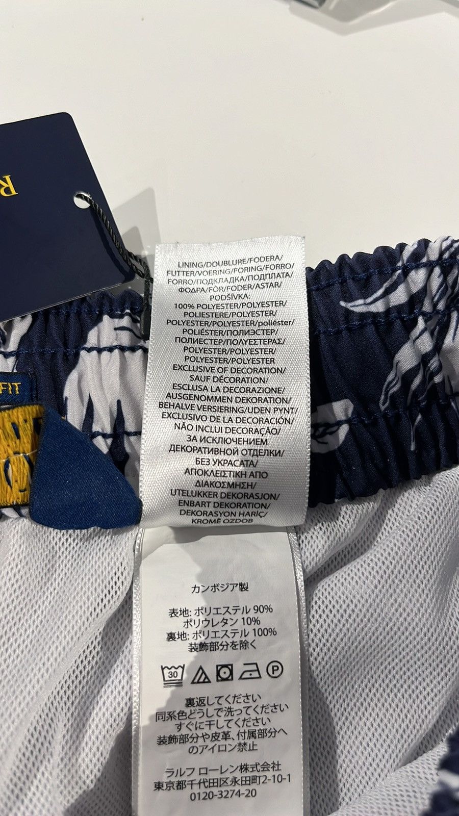 Polo Ralph Lauren Polo Ralph Lauren Blue Bear-Floral Hawaiian Swim Shorts Size US 28 / EU 44 - 9 Thumbnail