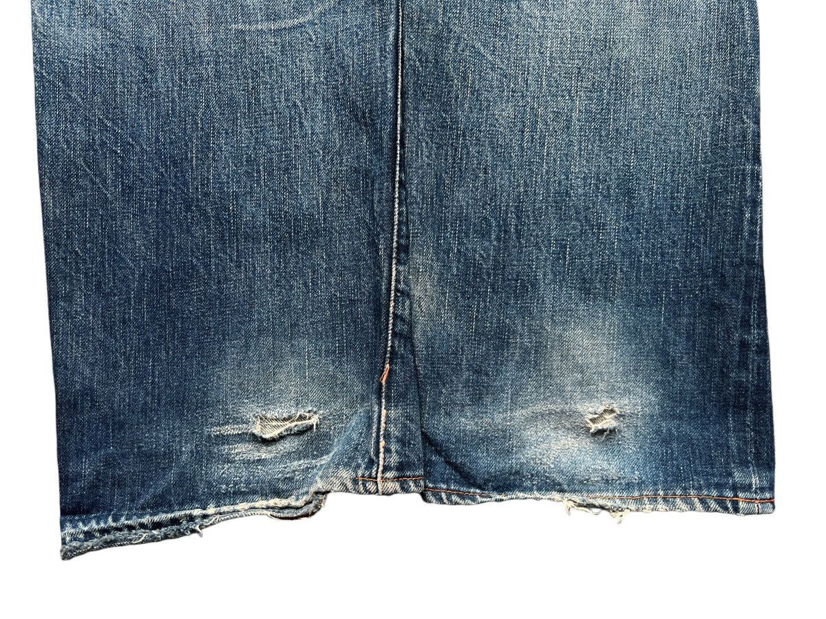 Vintage Hiroshi Kato Selvedge Distressed Sashiko Denim Jeans 32x32 Size US 32 / EU 48 - 7 Thumbnail
