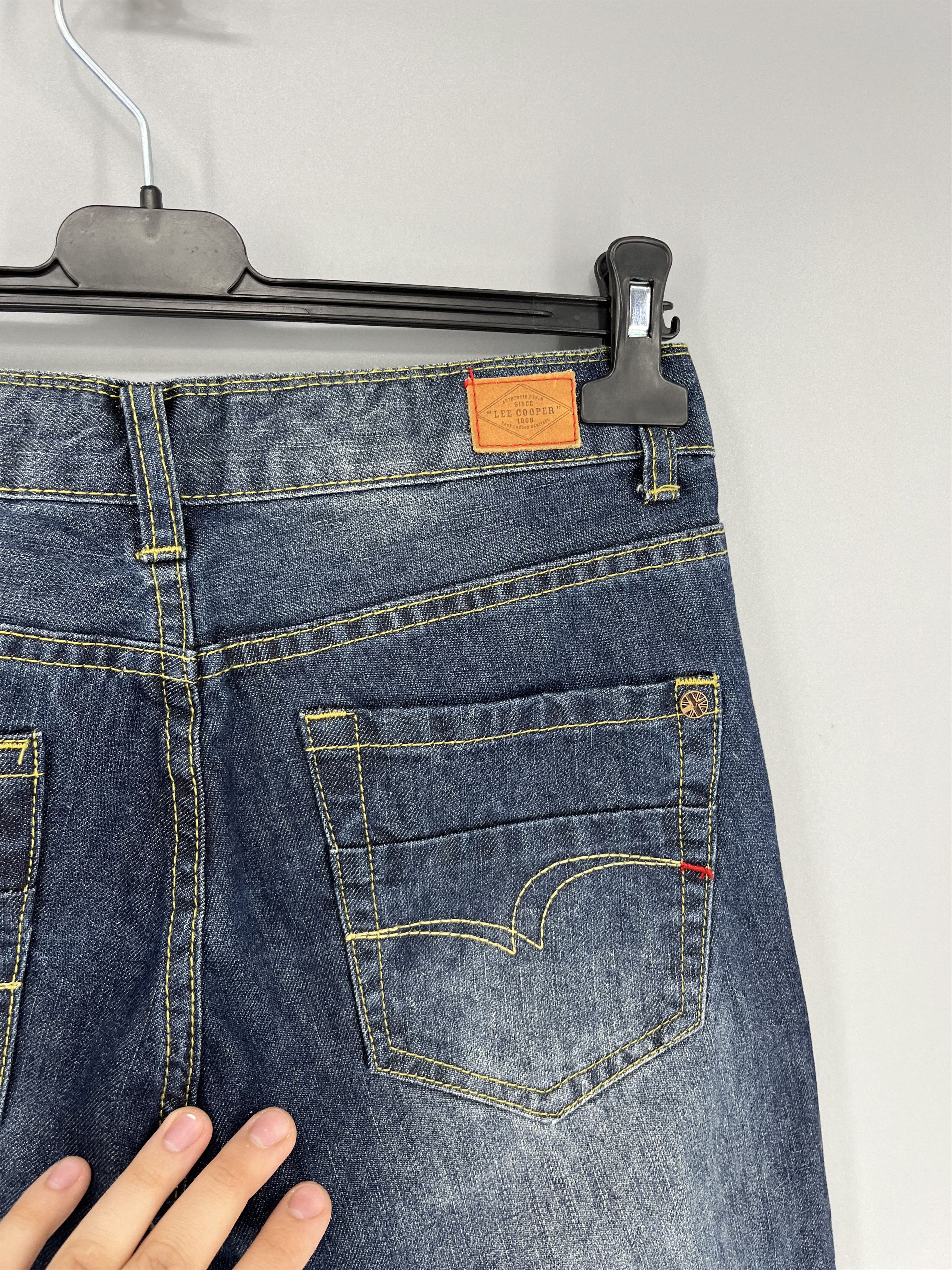 Japanese Brand × Lee NEW! Distressed Lee Cooper Stone Washed Denim Ripped Jean Size US 30 / EU 46 - 9 Thumbnail