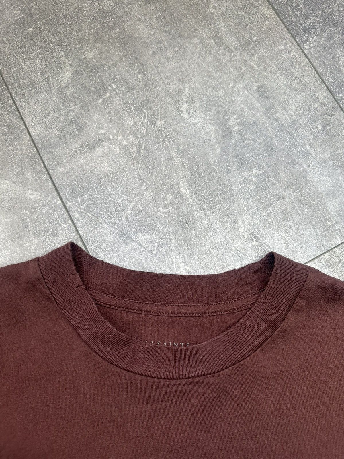 Allsaints Allsaints Japanese Centre Logo Flower Print Brown Tee Size US S / EU 44-46 / 1 - 4 Thumbnail