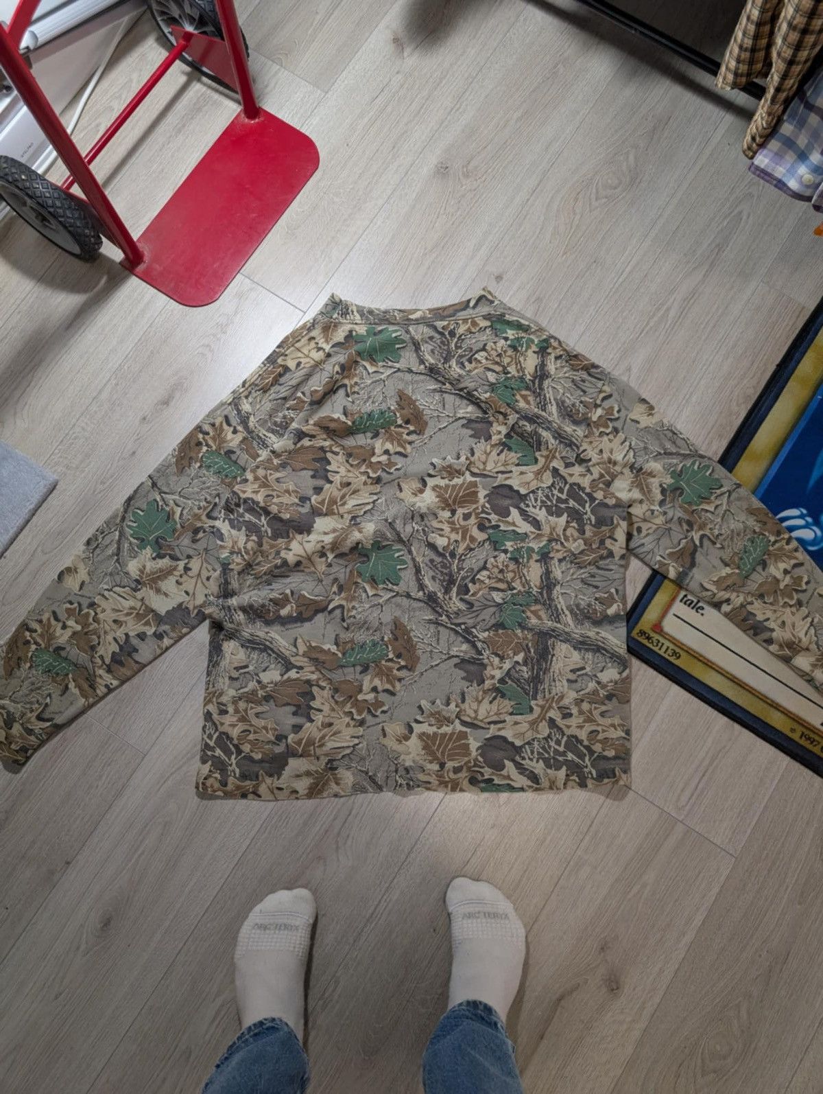 Redhead VINTAGE RARE RedHead camouflage mock neck l/s Size US L / EU 52-54 / 3 - 4 Thumbnail