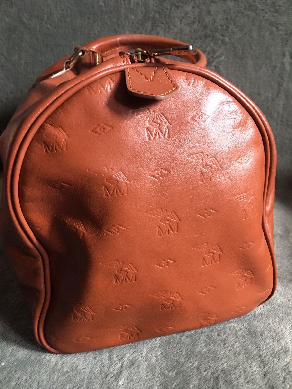 Vintage Maison Mollerus Leather Monogram Vintage Handbag Should Bag Size ONE SIZE - 7 Thumbnail